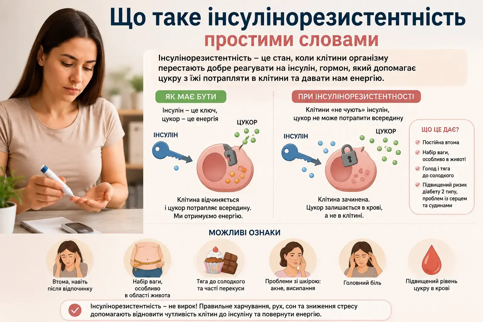 Що таке інсулінорезистентність простими словами